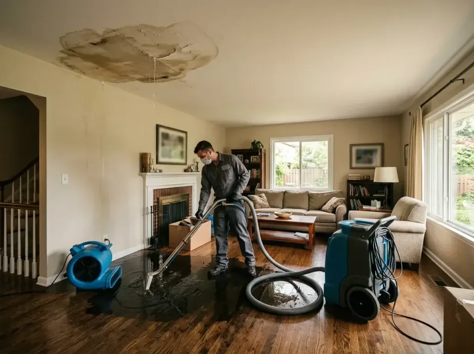 attic-pipe-burst-ceiling-drip-008 — frequently asked questions, Water Damage Restoration & Carpet Care in Perry, GA